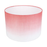 Twilight Ombre Dyed Fabric Lampshade | Hand Dyed, Ombre Color, Harp Style Fitting, 13"X9"