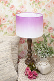 Twilight Ombre Dyed Fabric Lampshade | Hand Dyed, Ombre Color, Harp Style Fitting, 13"X9"