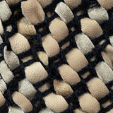 Hand Woven Leather Rug Arauca, Beige, 5' x 8'