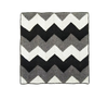 Table Charger Placemats, Hand Beaded Embroidered Chevron Pattern, 15" x15”