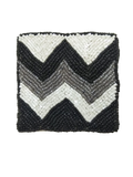 Coasters Hand Bead Embroidered Chevron Pattern Round , 4"