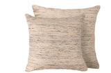 Handwoven Cotton Silk Cushion Cover, Rhapsody Amshuk, Natural/Off White