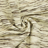 Handwoven Cotton Linen Fabric 44”, Textured Cotton Linen Blended  Fabric, Indian Handloom Fabric, Cream & Brown - Rhapsody Kauseya
