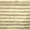 Handwoven Silk Fabric 44", Textured Woven Stripe Pattern Fabric, Indian Pure Silk Fabric, Natural - Rhapsody Cosmos