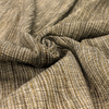 Handmade Cotton & Silk Fabric 44” , Textured Handwoven Pattern, Blended Handloom Fabric, Gray - Rhapsody Tantu