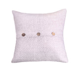 Decorative Soft, Fuzzy Aurora Candyfloss Mohair Herringbone Square Cushion Cover, 20'' x 20''