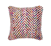 Hand Woven Cotton and Wool Retba Silk Cushion,18"x18”