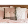 Set of Plaid Throw and Cushion Cover, Aurora Mohair Blend, Ultra Soft